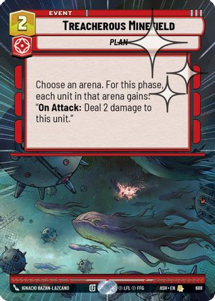 Treacherous Minefield (Hyperspace Foil) (688) [Ashes of the Empire] Foil