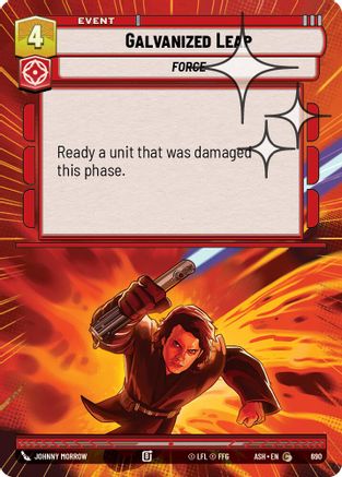 Galvanized Leap (Hyperspace Foil) (690) [Ashes of the Empire] Foil