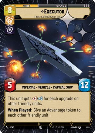 Executor - Final Destruction of the Alliance (Hyperspace Foil) (699) [Ashes of the Empire] Foil