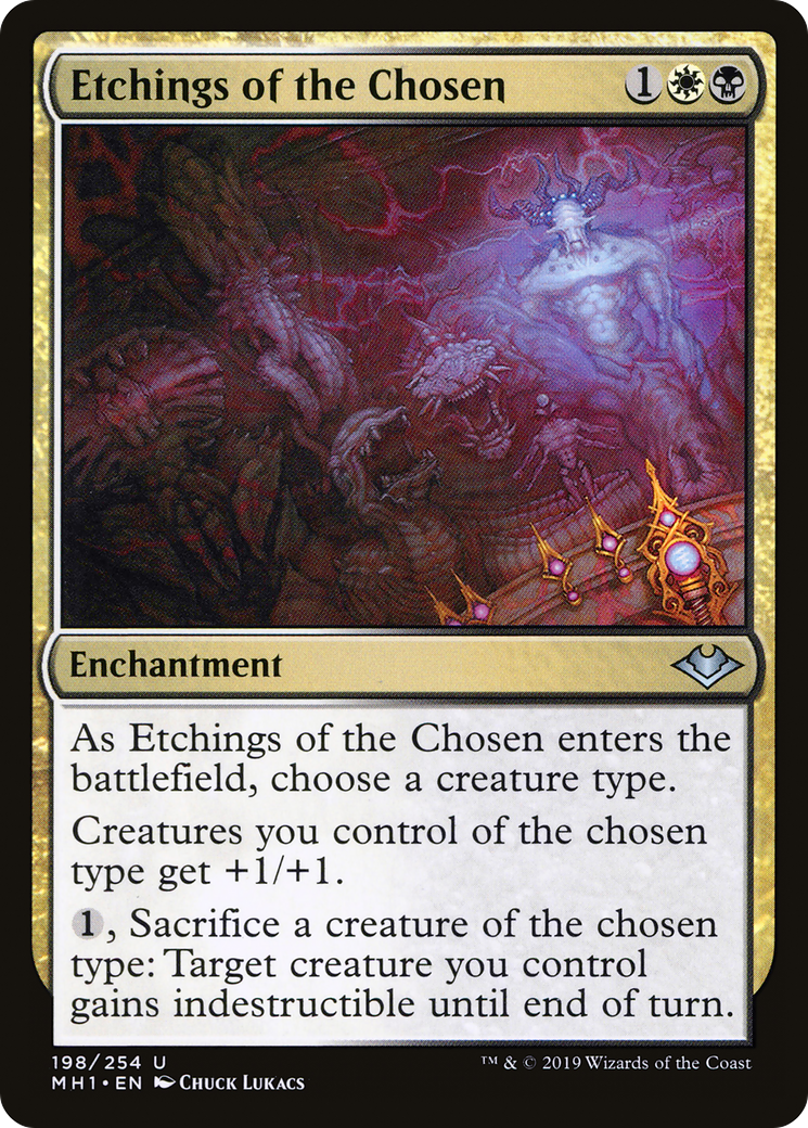 Etchings of the Chosen (MH1-198) [Modern Horizons]