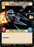 Flanking TIE Interceptor (Hyperspace Foil) (717) [Ashes of the Empire] Foil