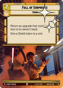 Full of Surprises (Hyperspace Foil) (734) [Ashes of the Empire] Foil