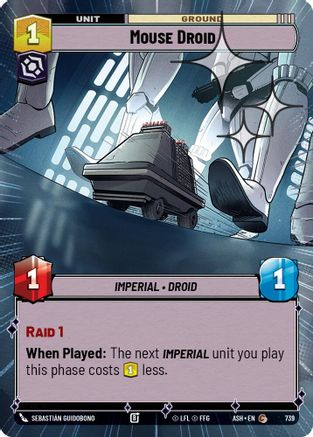 Mouse Droid (Hyperspace Foil) (739) [Ashes of the Empire] Foil
