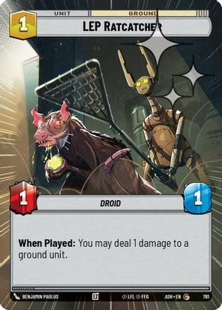 LEP Ratcatcher (Hyperspace Foil) (761) [Ashes of the Empire] Foil
