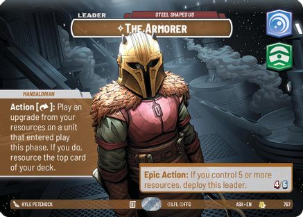The Armorer - Steel Shapes Us (Showcase) (767) [Ashes of the Empire] Foil