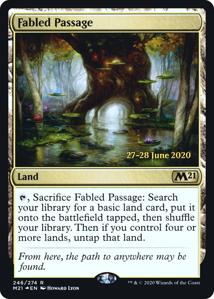 Fabled Passage (PRE-246S) [Core Set 2021 Promos] Foil