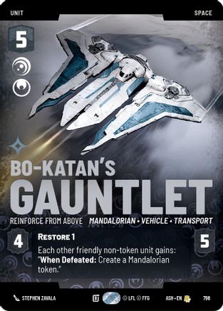 Bo-Katan's Gauntlet - Reinforce from Above (Prestige) (796) [Ashes of the Empire]