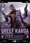 Greef Karga - Introductions are in Order (Prestige) (802) [Ashes of the Empire]