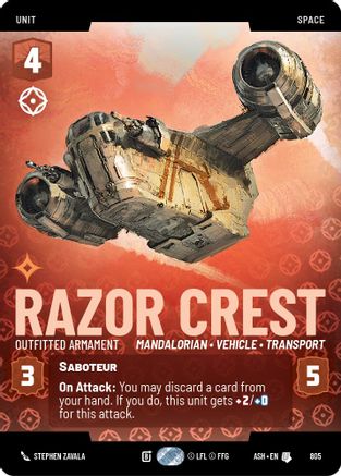 Razor Crest - Outfitted Armament (Prestige) (805) [Ashes of the Empire]