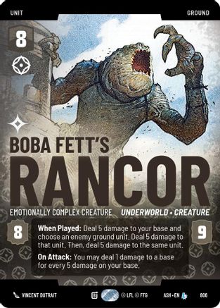 Boba Fett's Rancor - Emotionally Complex Creature (Prestige) (806) [Ashes of the Empire]