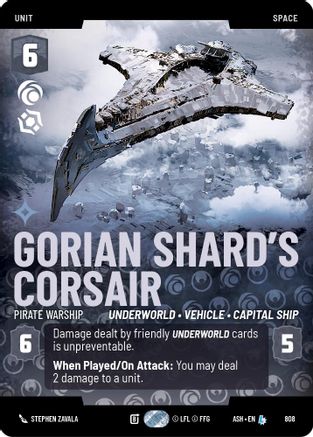 Gorian Shard's Corsair - Pirate Warship (Prestige) (808) [Ashes of the Empire]