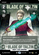 Blade of Talzin - A Gift of Shadows (Prestige Foil) (840) [Ashes of the Empire] Foil