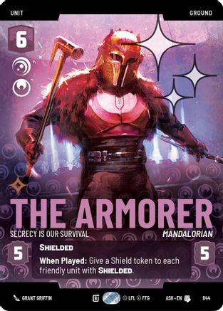 The Armorer - Secrecy is Our Survival (Prestige Foil) (844) [Ashes of the Empire] Foil