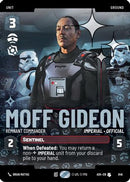 Moff Gideon - Remnant Commander (Prestige Foil) (846) [Ashes of the Empire] Foil