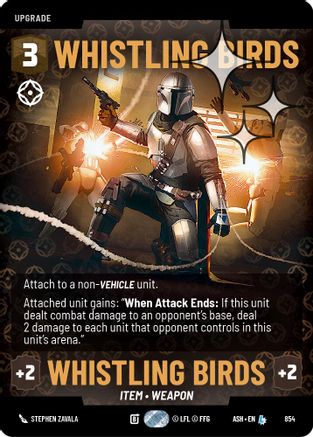 Whistling Birds (Prestige Foil) (854) [Ashes of the Empire] Foil