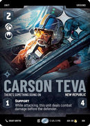Carson Teva - There's Something Going On (Prestige Foil) (856) [Ashes of the Empire] Foil