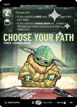 Choose Your Path (Prestige Foil) (864) [Ashes of the Empire] Foil