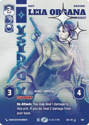 Leia Organa - Vigilant for Danger (Prestige Foil) (866) [Ashes of the Empire] Foil