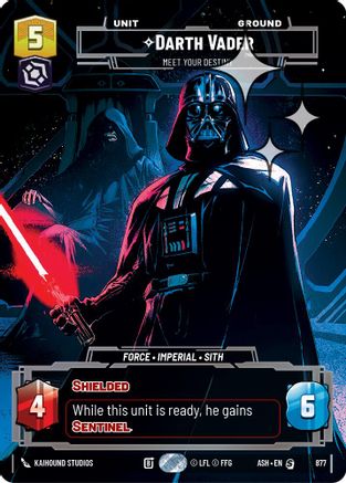 Darth Vader - Meet Your Destiny (Prestige Foil) (877) [Ashes of the Empire] Foil