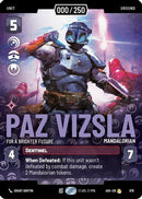 Paz Vizsla - For a Brighter Future (Serialized) (879) [Ashes of the Empire] Foil