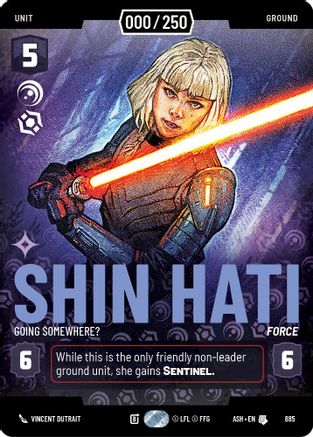 Shin Hati - Going Somewhere? (Serialized) (885) [Ashes of the Empire] Foil
