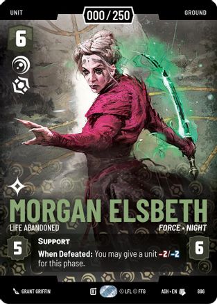 Morgan Elsbeth - Life Abandoned (Serialized) (886) [Ashes of the Empire] Foil