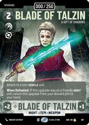 Blade of Talzin - A Gift of Shadows (Serialized) (887) [Ashes of the Empire] Foil