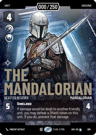 The Mandalorian - Devoted Rescuer (Serialized) (889) [Ashes of the Empire] Foil