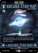 Arcana Star Map - Path to Peridea (Serialized) (892) [Ashes of the Empire] Foil