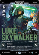 Luke Skywalker - Answering the Call (Serialized) (895) [Ashes of the Empire] Foil