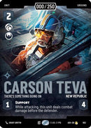 Carson Teva - There's Something Going On (Serialized) (903) [Ashes of the Empire] Foil