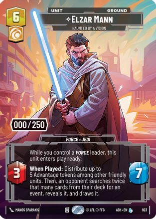 Elzar Mann - Haunted by a Vision (Serialized) (923) [Ashes of the Empire] Foil