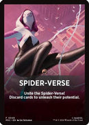 Spider-Verse Theme Card (MSC-046) [Commander: Marvel Super Heroes]