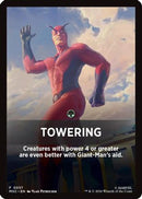 Towering Theme Card (MSC-057) [Commander: Marvel Super Heroes]
