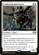 Lumbering Battlement (PRE-15S) [Ravnica Allegiance Promos] Foil