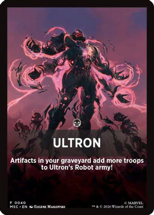Ultron Theme Card (MSC-040) [Commander: Marvel Super Heroes]