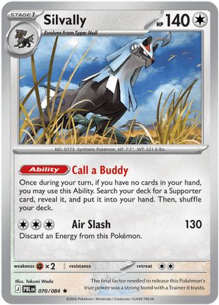 Silvally - 070/084 70 - [ME05 Pitch Black] Reverse Holofoil
