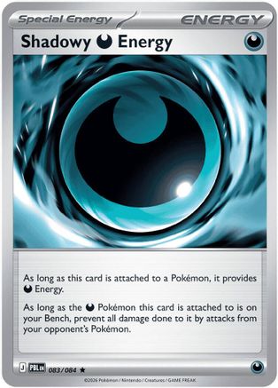 Shadowy Darkness Energy 83 - [ME05 Pitch Black] Reverse Holofoil