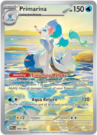 Primarina - 088/084 88 - [ME05 Pitch Black] Holofoil