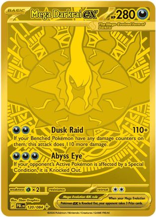 Mega Darkrai ex - 120/084 120 - [ME05 Pitch Black] Holofoil