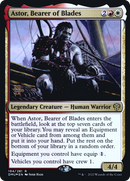 Astor, Bearer of Blades (PRE-194) [Dominaria United Promos] Foil