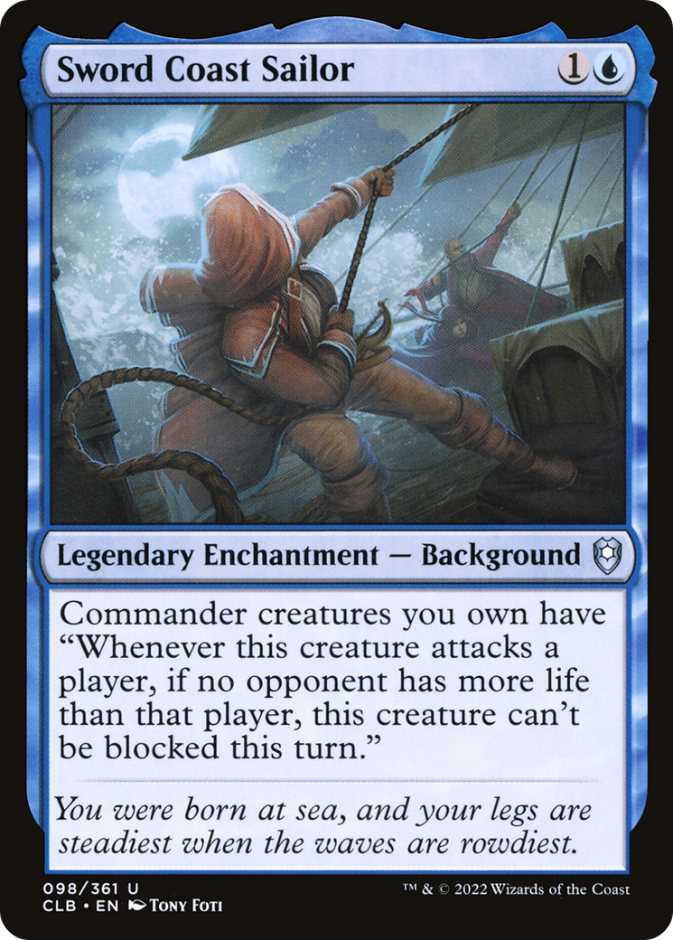 Sword Coast Sailor (CLB-098) [Commander Legends: Battle for Baldur's Gate]