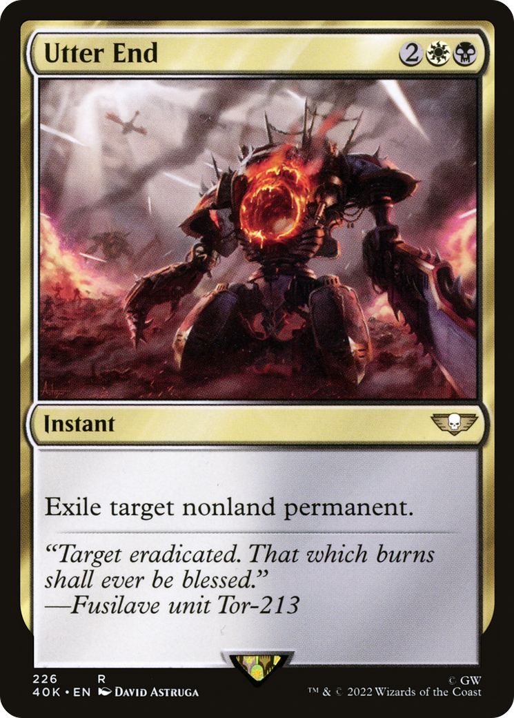 Utter End (40K-226) [Warhammer 40,000 Commander]