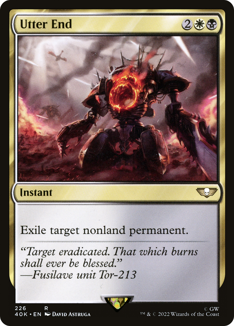 Utter End (40K-226) [Warhammer 40,000 Commander]
