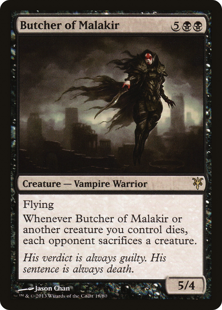 Butcher of Malakir (DDK-018) [Duel Decks: Sorin vs. Tibalt]