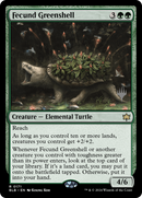 Fecund Greenshell (PPBLB-171P) [Bloomburrow Promos]