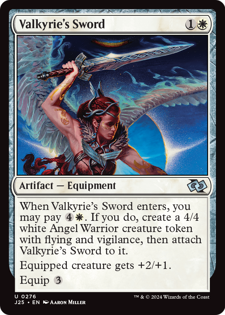 Valkyrie's Sword (J25-276) [Foundations Jumpstart]