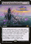 March of Wretched Sorrow (Extended Art) (NEO-457) [Kamigawa: Neon Dynasty]