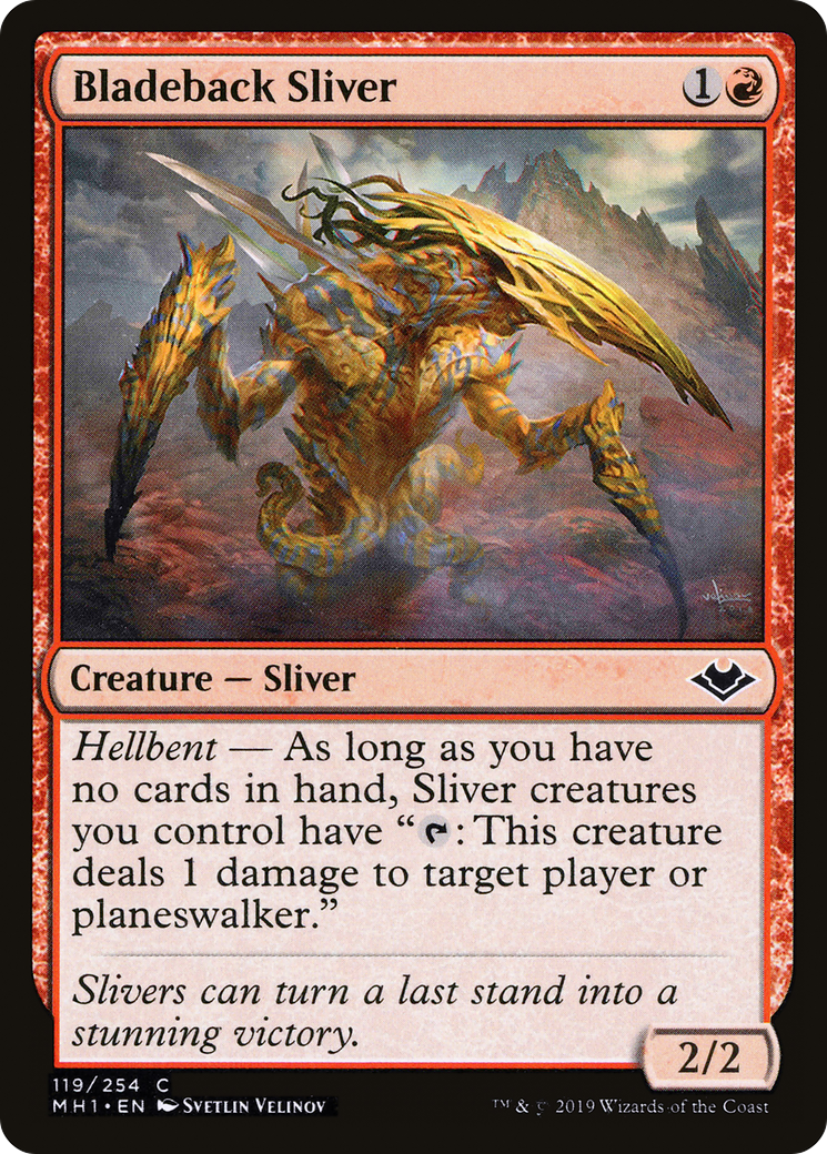 Bladeback Sliver (MH1-119) [Modern Horizons]
