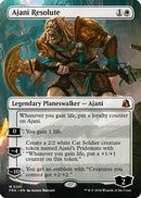 Ajani Resolute (Borderless) (FRA-291) [Reality Fracture]